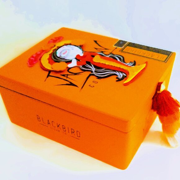 Suenos de Saundra Upcycled, EXTREMELY RARE Jack Daw Blackbird Cigar Box, Storage - Picture 5 of 11